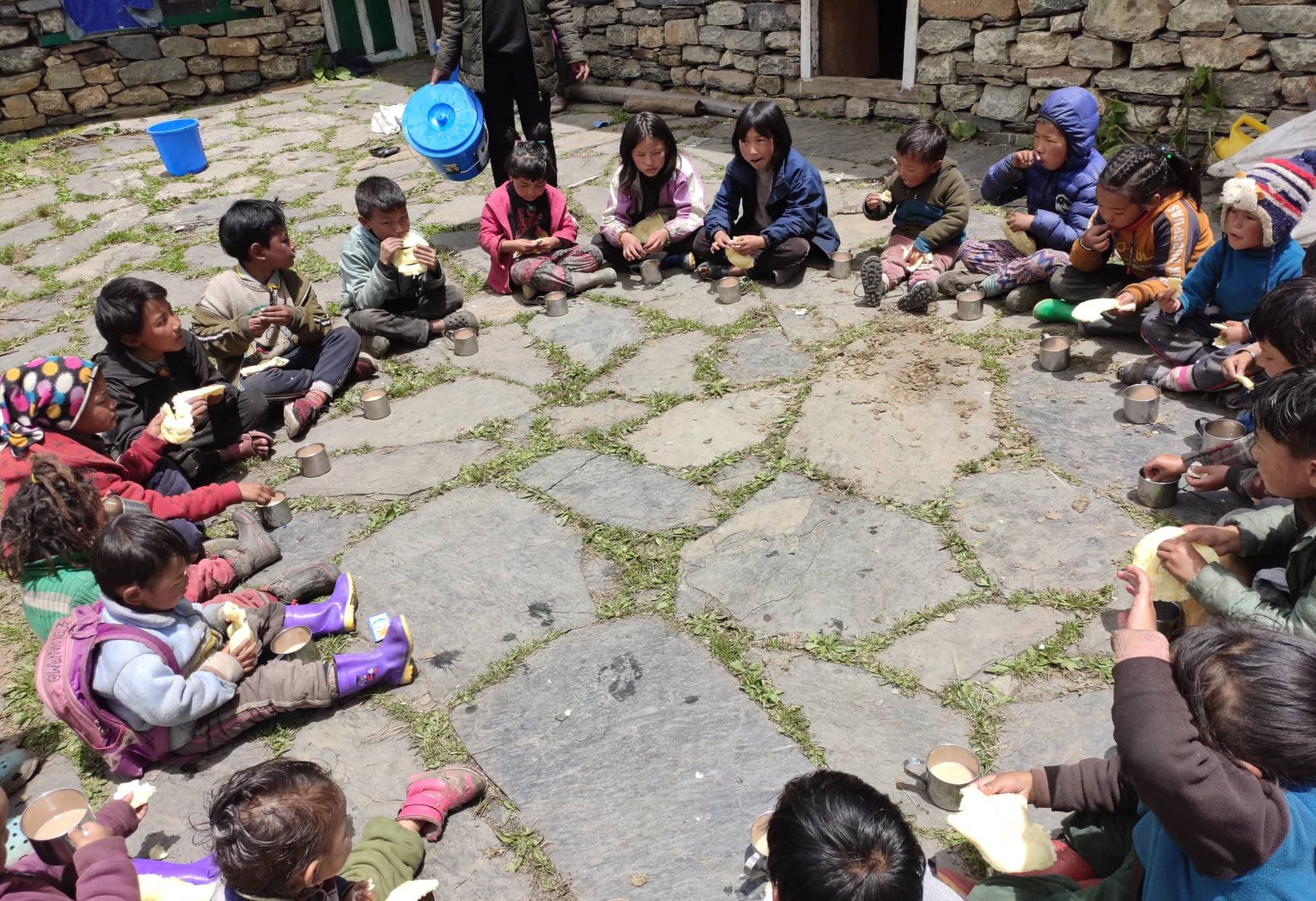 1 repas enfants école de Samdo septembre 2020