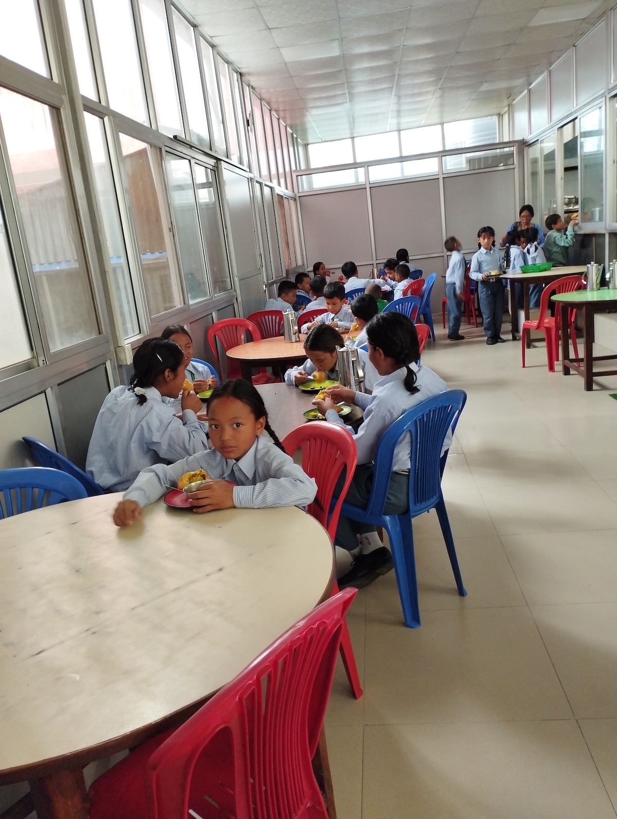 La cantine de l'école