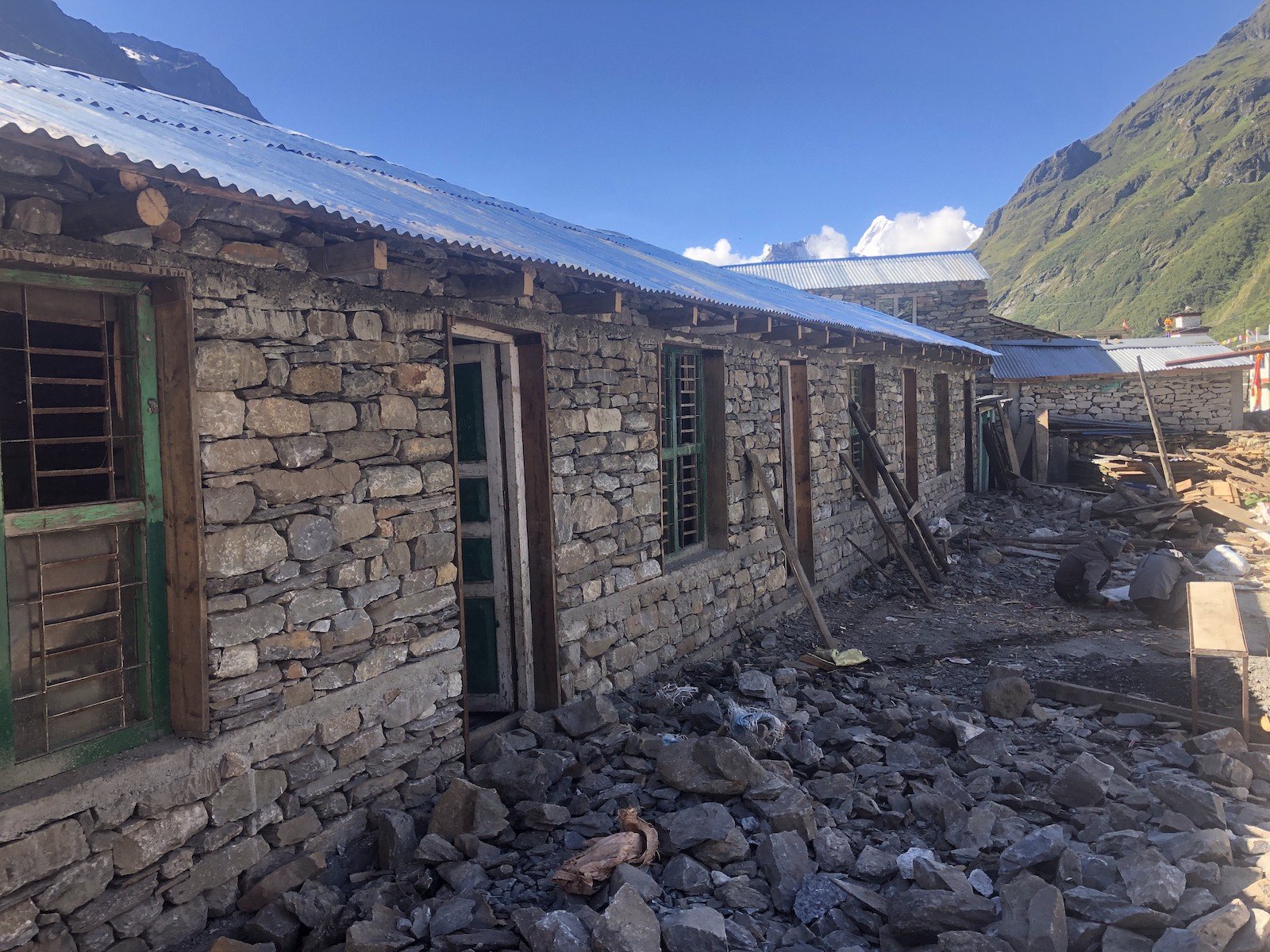 Reconstruction de l'école de Samdo (2022)