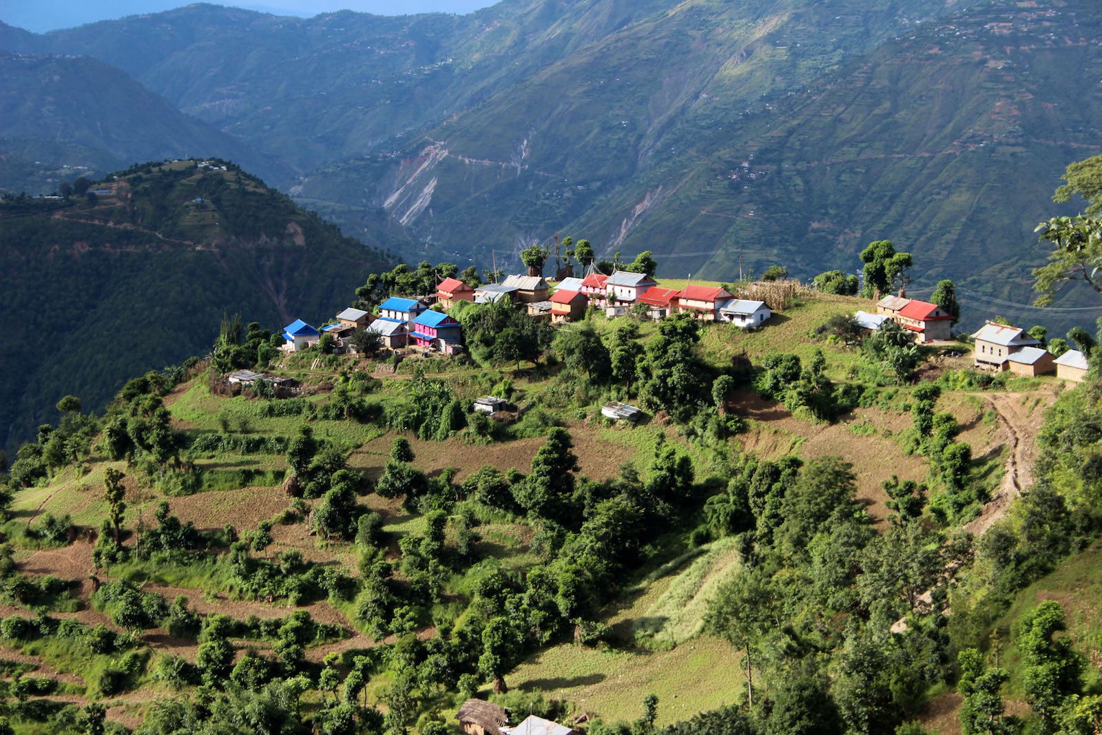 Vue de Magarsalu haut du village