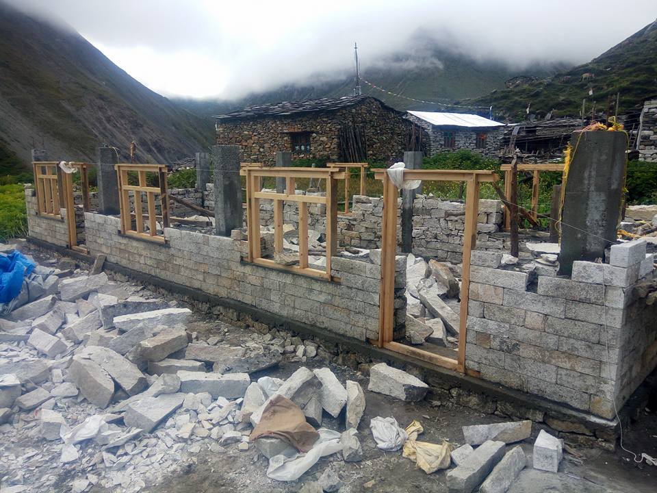 Construction de l'école de Samdo