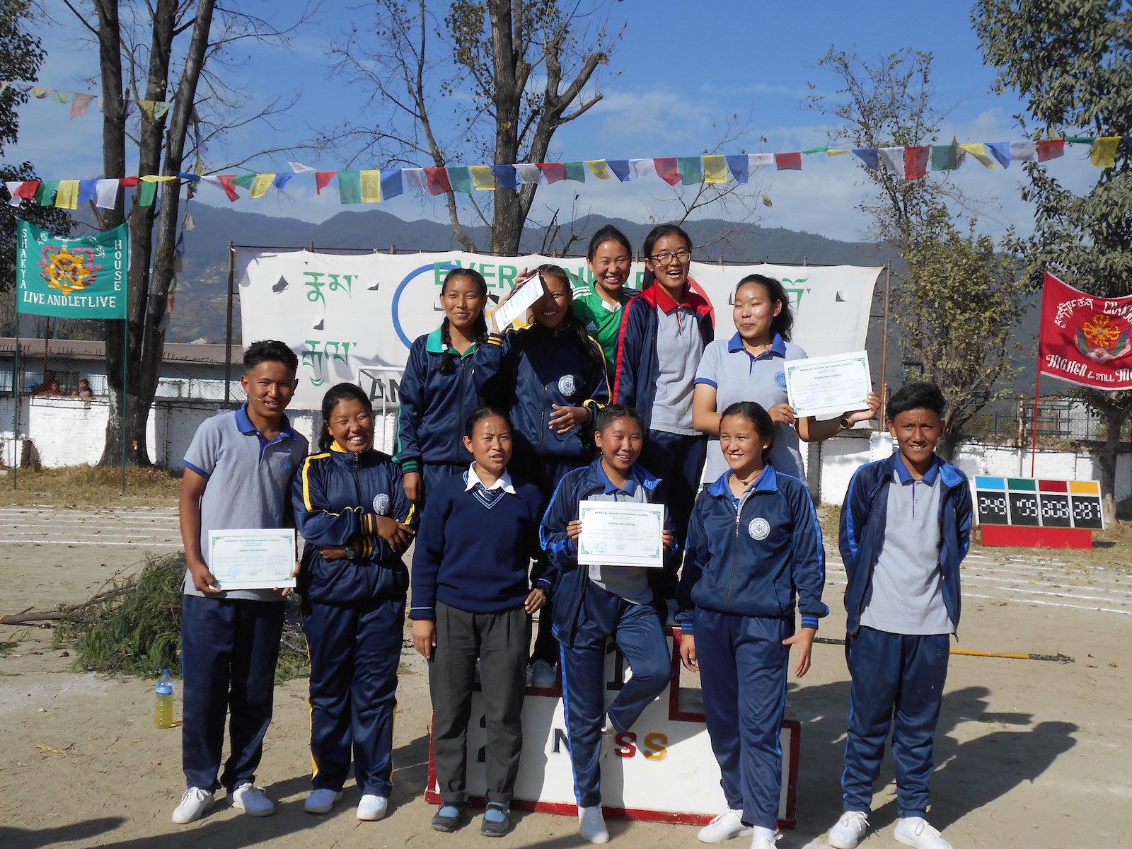 Elèves à la Namgyal School