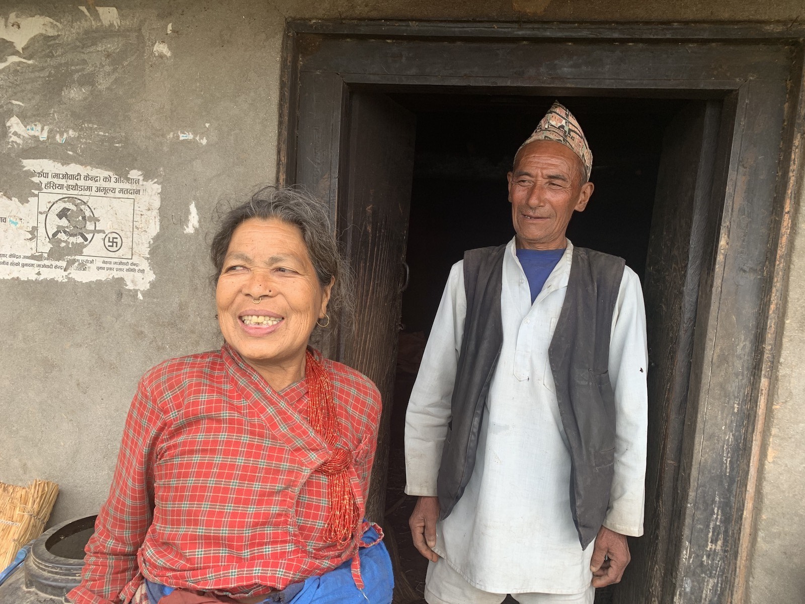 Magarsalu, maison d'hôtes, Indra Maya et son mari