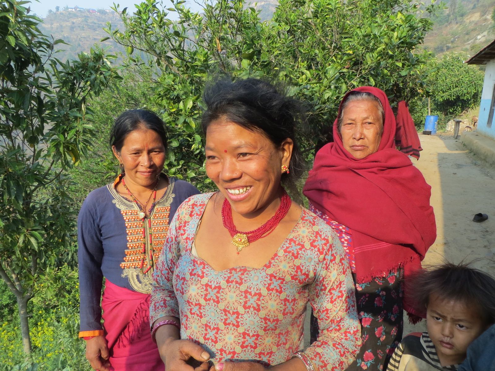 Femmes du village de Magarsalu