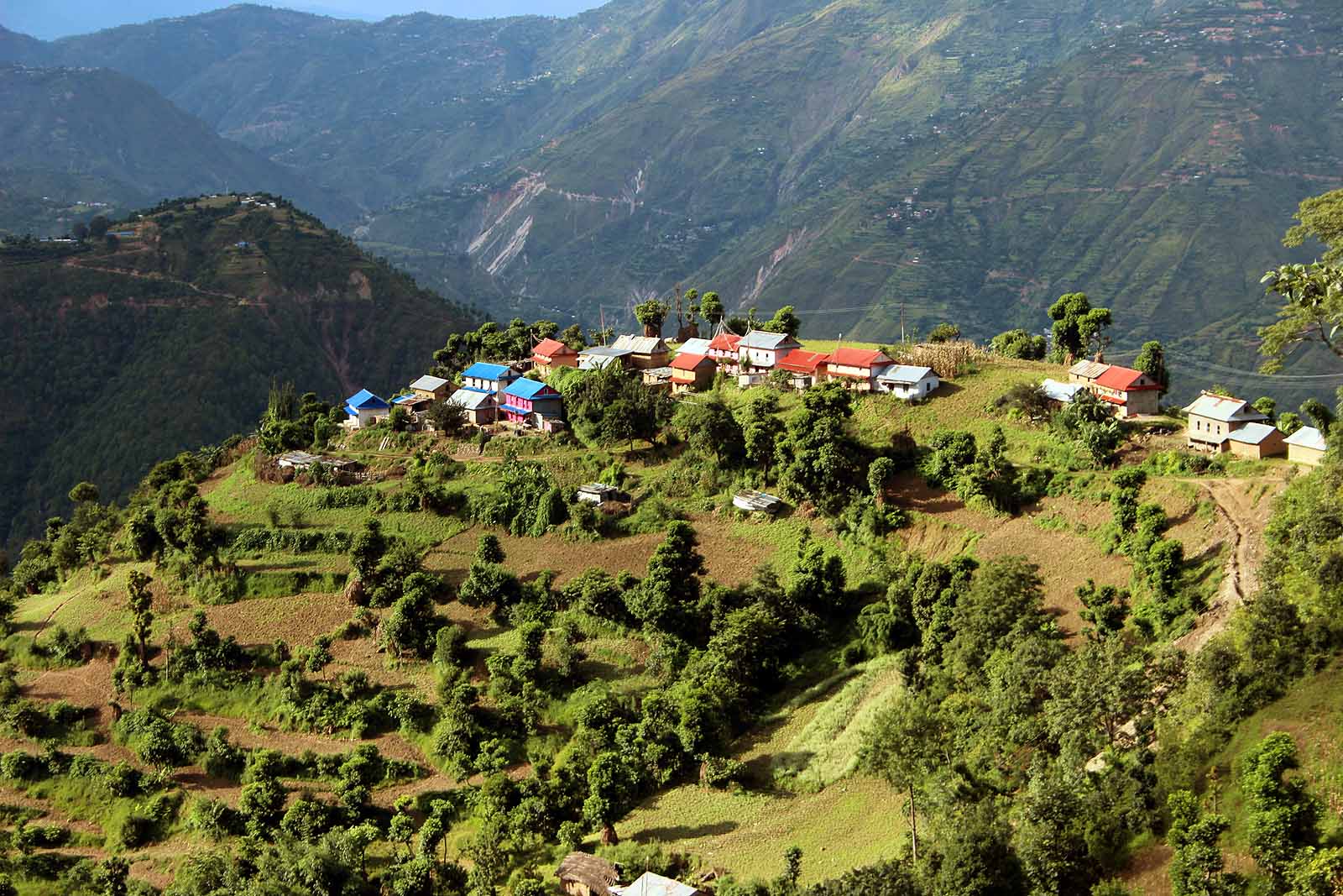 Vue de Magarsalu, haut du village